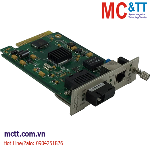 Card chuyển đổi quang điện 1 cổng Gigabit Ethernet + 1 Gigabit Quang (Dual Fiber, Multi Mode, 550M, SC/ST/FC/LC) JHA TECH JHA-MG11C