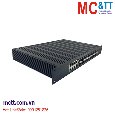 Switch công nghiệp quản lý Layer 3 8 cổng Gigabit Ethernet + 6 cổng 1G/10G SFP+ + 24 1G SFP JHA TECH JHA-MIWS6GS2408H