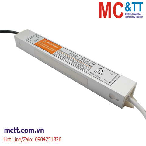 Bộ đổi nguồn đèn LED chống nước MCTT-LDV-30-12 30W, 12VDC, 2.5A