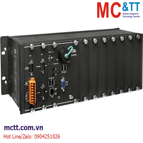 Bộ lập trình nhúng Linux PAC với CPU E3845 + 7 khe cắm module I/O ICP DAS LX-9781 CR