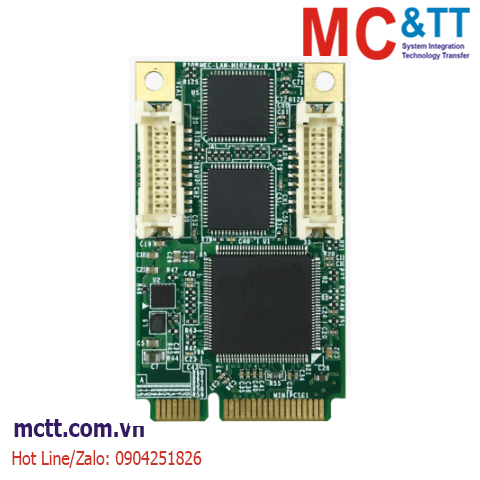 Card Mini Pcie 2 cổng Gigabit Ethernet Cervoz MEC-LAN-M102
