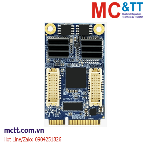 Card Mini Pcie 2 cổng 2.5GbE Ethernet Cervoz MEC-LAN-M602i