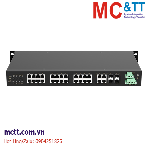 Switch công nghiệp 4 cổng Gigabit Combo + 24 cổng Gigabit Ethernet Maiwe MIEN3028G-4GC-24GT