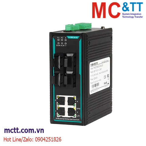 Switch công nghiệp quản lý 4 cổng Ethernet + 4 cổng quang Maiwe MISCOM6208-4F