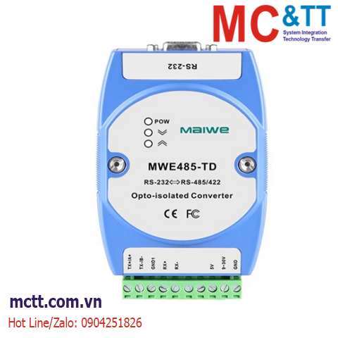 Bộ chuyển đổi tín hiệu RS-232 sang RS-485/422 Maiwe MWE485-TD