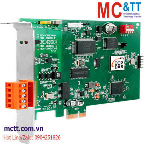 Card PCI Express 1 cổng DeviceNet Master ICP DAS PEX-DNM100-T CR