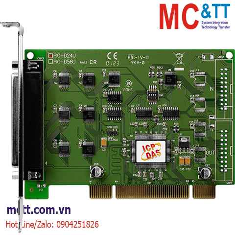 Card PCI 24 kênh vào/ra số DIO ICP DAS PIO-D24U CR