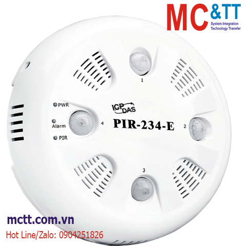Module phát hiện chuyển động PIR + đo nhiệt/ẩm ICP DAS PIR-234-E CR