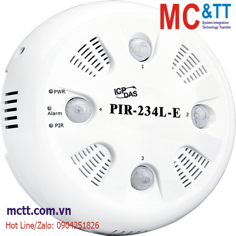 Module phát hiện chuyển động PIR + đo nhiệt/ẩm ICP DAS PIR-234L-E CR