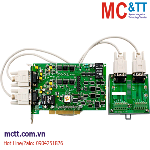 Card PCI 2 kênh đầu ra tương tự AO ICP DAS PISO-DA2U/S CR