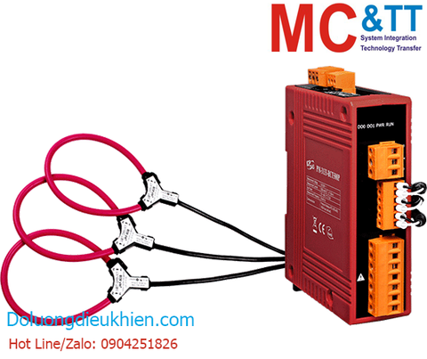 Thiết bị đo điện thông minh 3 pha 500A RS-485 Modbus RTU ICP DAS PM-3133-RCT500P CR