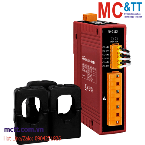 Thiết bị đo điện thông minh 3 pha 400A EtherNet/IP ICP DAS PM-3133i-400P-EIP CR
