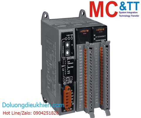 Module CPU RS-485 DCON + 2 khe cắm module I/O ICP DAS RU-87P2-G CR