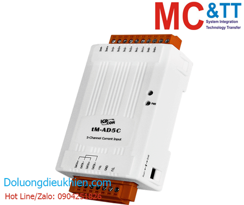 Module RS-485 Modbus RTU 5 kênh đầu vào tương tự ICP DAS tM-AD5C CR