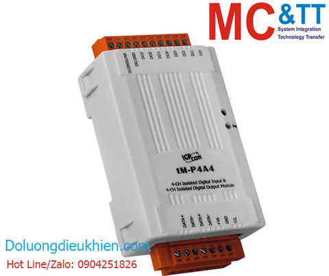 Module RS-485 Modbus RTU 4 kênh DI+ 4 kênh DO ICP DAS tM-P4A4 CR