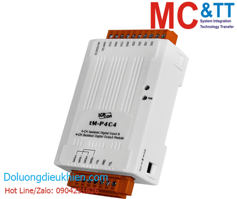 Module RS-485 Modbus RTU 4 kênh DI+ 4 kênh DO ICP DAS tM-P4C4 CR