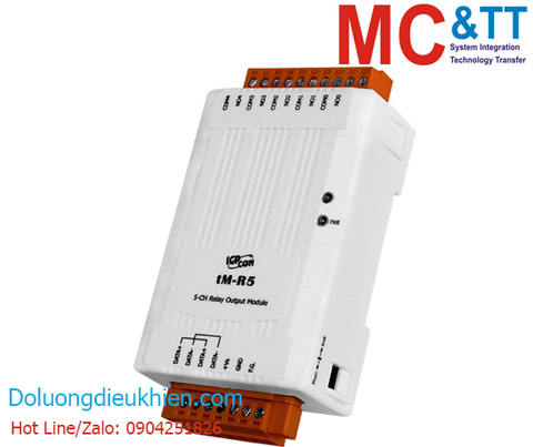 Module RS-485 DCON & Modbus 5 kênh đầu ra Relay ICP DAS tM-R5 CR