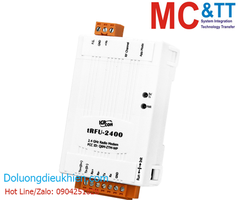 Radio modem 2.4 GHz giao tiếp RS-232/422/485 ICP DAS tRFU-2400 CR