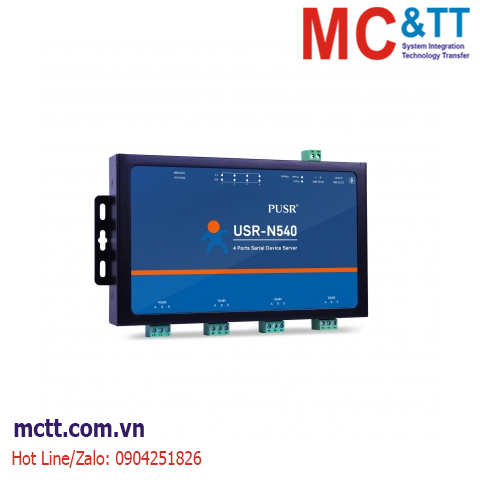 Bộ chuyển đổi 4 cổng RS-485 sang Ethernet hỗ trợ Modbus Gateway USR-N540-H7-4