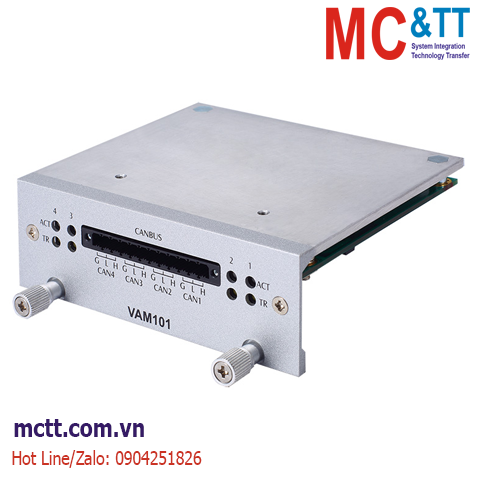 Module mở rộng 4 cổng CANBus 2.0A/B Axiomtek VAM101