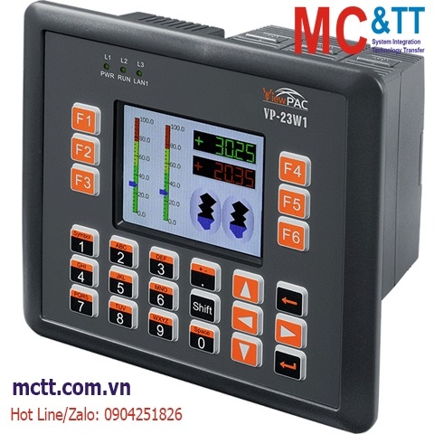 Màn hình cảm ứng lập trình nhúng ViewPAC 3.5 inch CPU PXA270+ WinCE 5.0 ICP DAS VP-23W1-EN CR