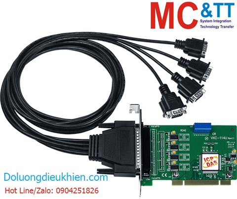 Card PCI 4 cổng COM RS-232 ICP DAS VXC-114U/D2 CR