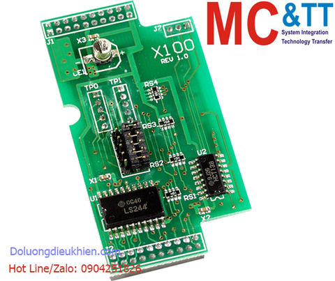 X100: Bo mạch 8 kênh đâu vào số DI cho I-7188XC