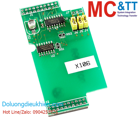 X106: Bo mạch 3 kênh đầu vào số DI + 2 kênh đầu ra số DO cho I-7188XC