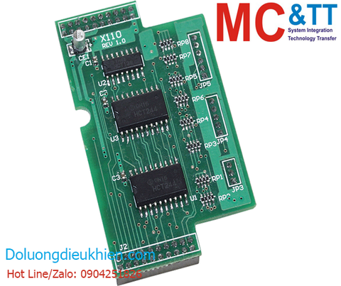X110: Bo mạch 14 kênh đầu vào số DI cho I-7188XB/XG/EX/EG, μPAC-7186EX/EG/FD/SM