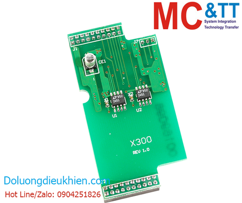X300: Bo mạch 2 kênh đầu ra tương tự AO cho I-7188XC