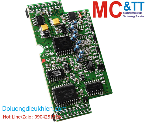 X305D: Bo mạch 8 kênh đầu vào tương tự + 2 kênh đầu vào số DI + 2 kênh đầu ra số DO