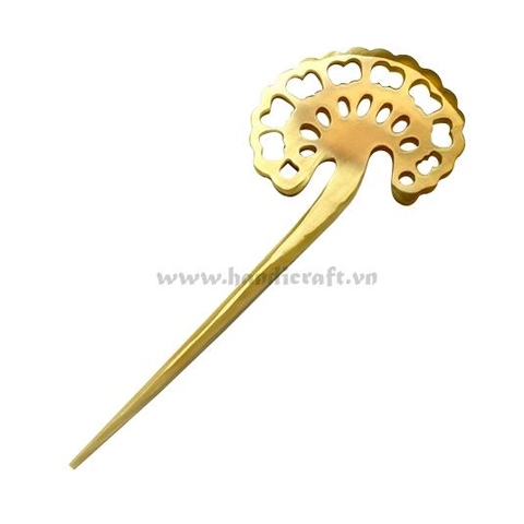 Horn hair pin