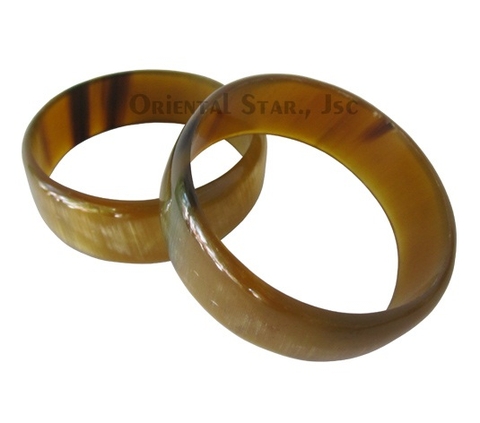Natural horn bangle bracelet