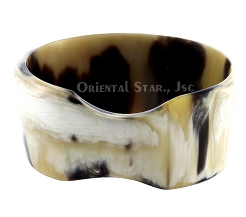 Natural horn bangle bracelet