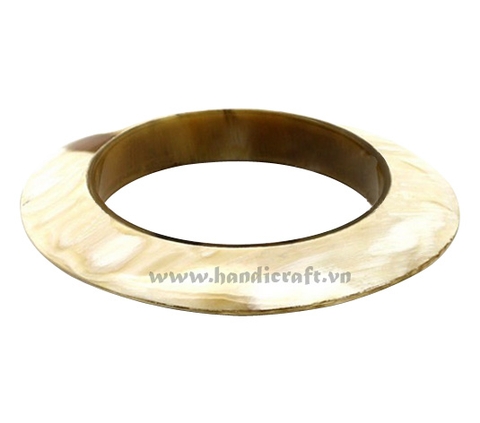 Natural round horn bracelet
