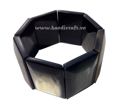 Horn bangle bracelet