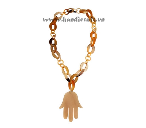 Honey horn with hand pendant