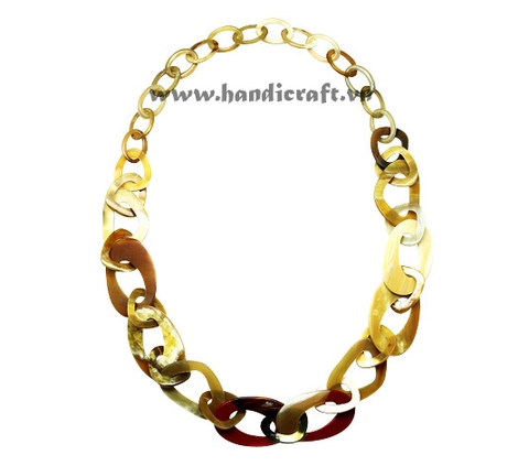 Natural horn links necklace