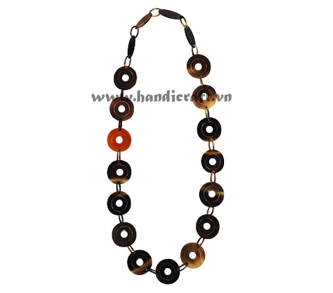 Horn circles necklace