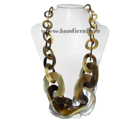Buffalo horn & MOP necklace