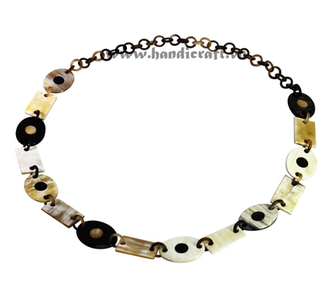 Small horn circle with solid round & rectangular horn