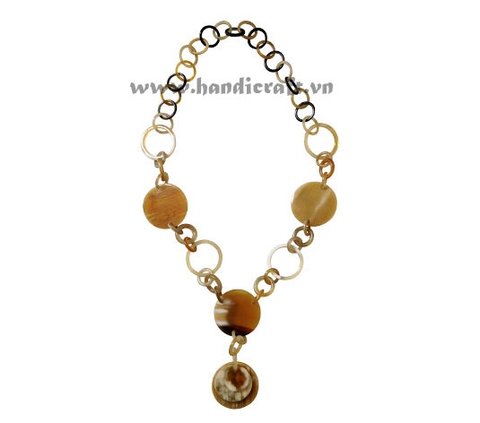Honey horn necklace
