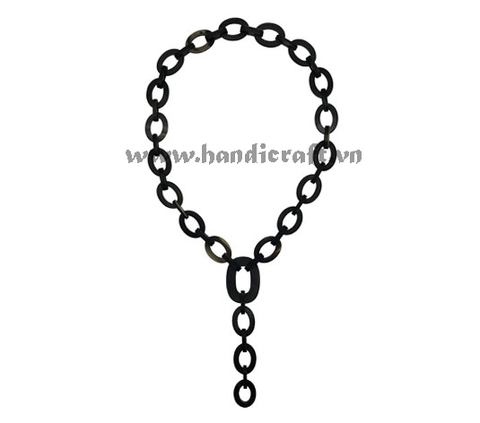 Natural horn necklace