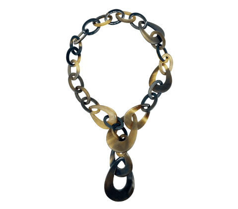 Natural horn necklace