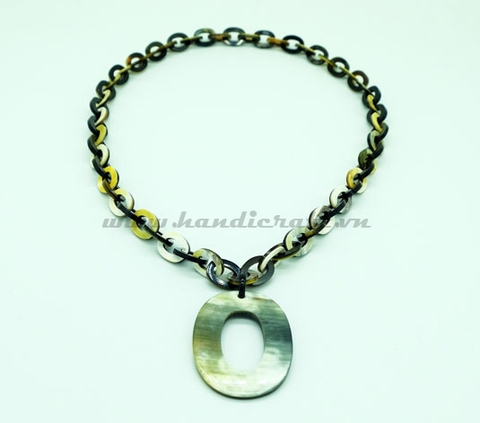 Natural Buffalo Horn Necklace
