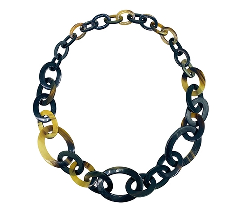 Natural horn necklace