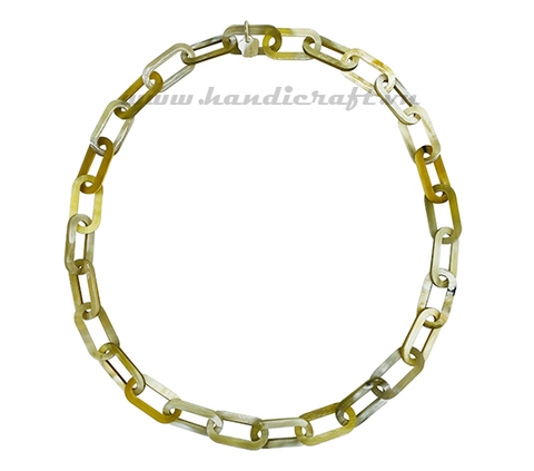 Natural horn necklace