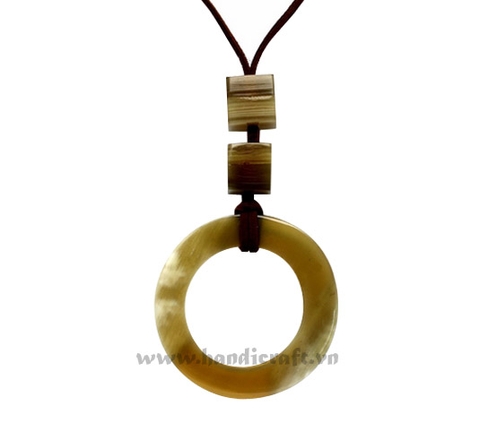 Buffalo horn pendant