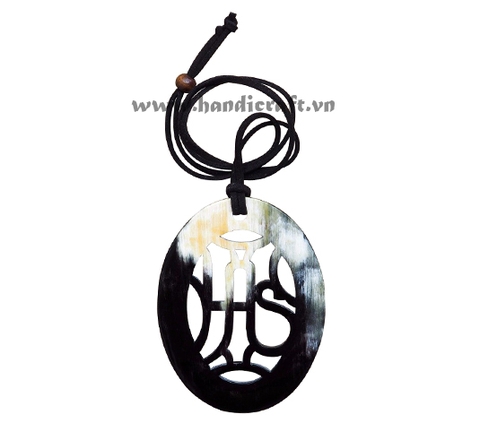 Natural horn pendant