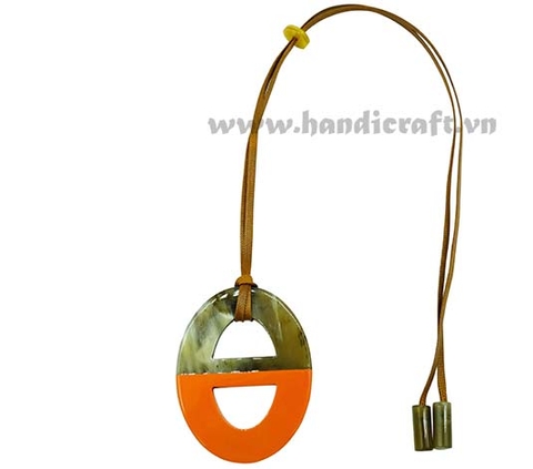Horn & Lacquer Pendant